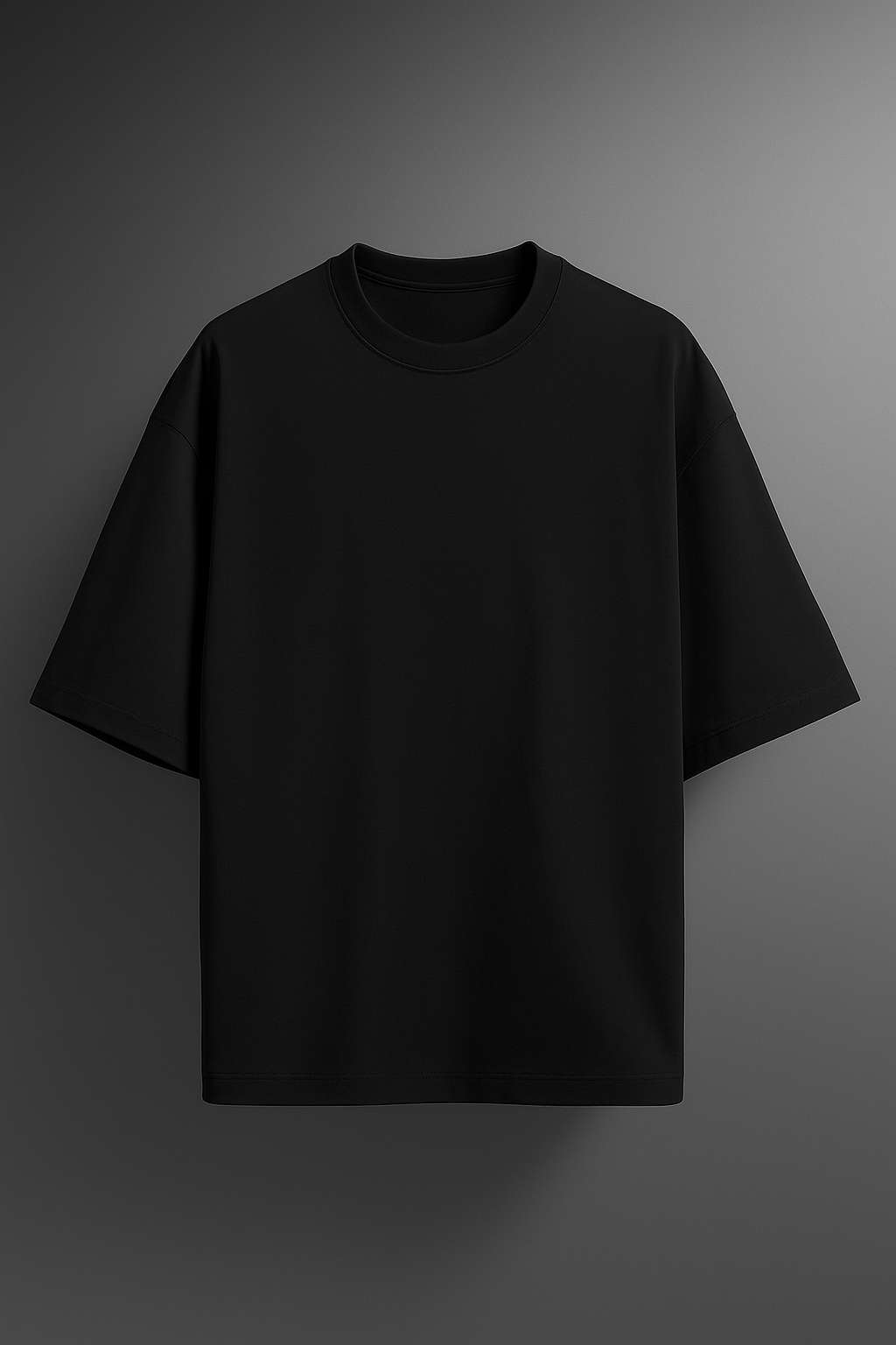 Unisex Black Oversized Premium T-Shirt