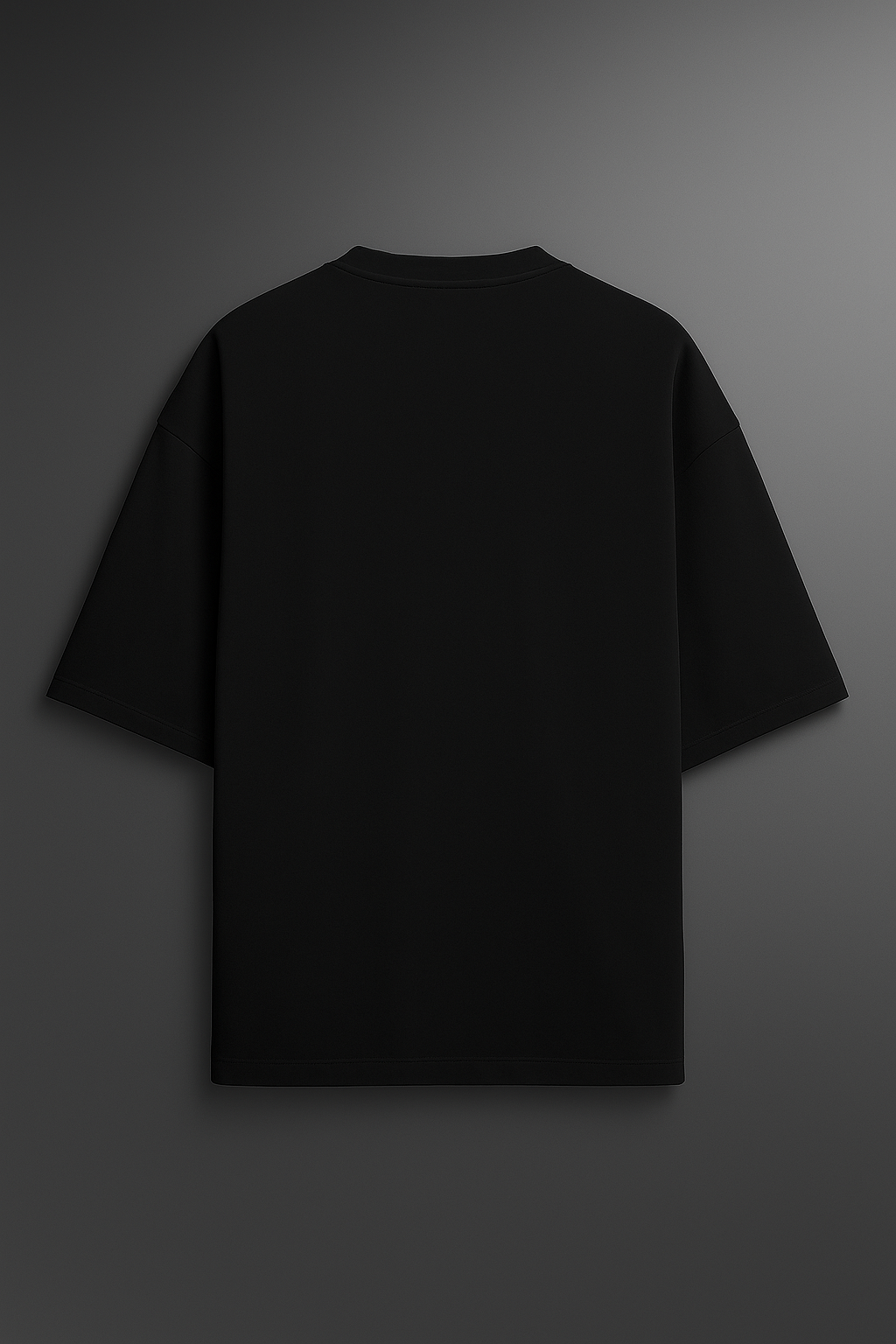 Unisex Black Oversized Premium T-Shirt