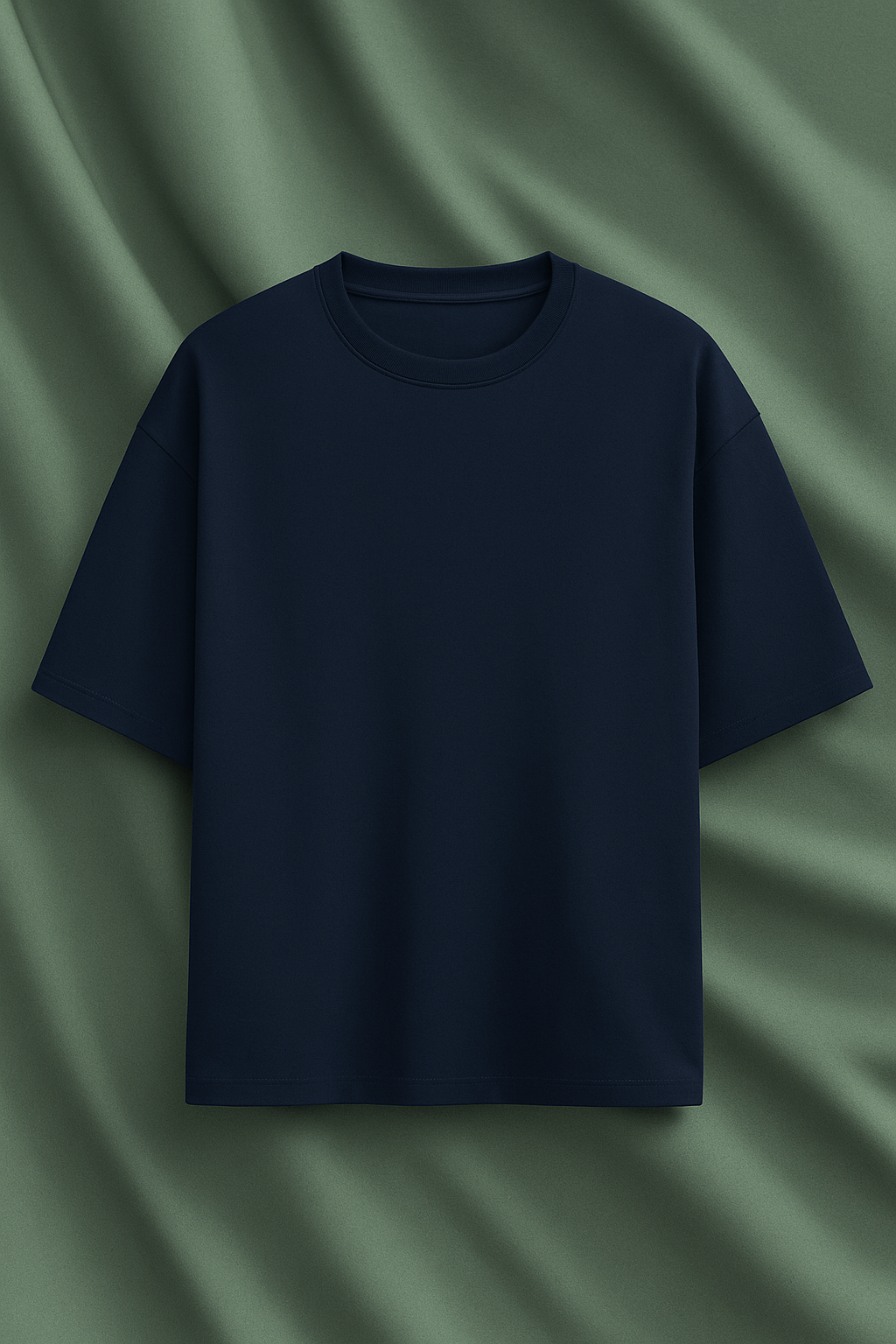 Unisex Navy Blue Oversized Premium T-Shirt