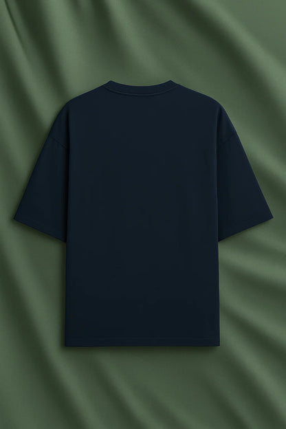 Unisex Navy Blue Oversized Premium T-Shirt