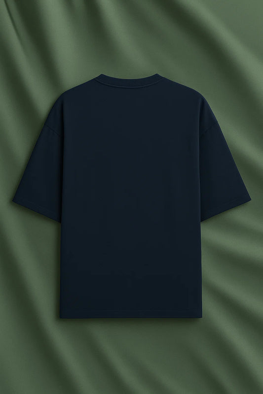 Unisex Navy Blue Oversized Premium T-Shirt